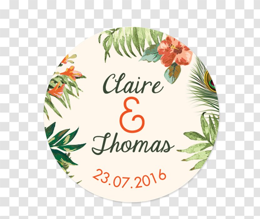Wedding Invitation Convite Bride Marriage - Plate - Tropical Transparent PNG