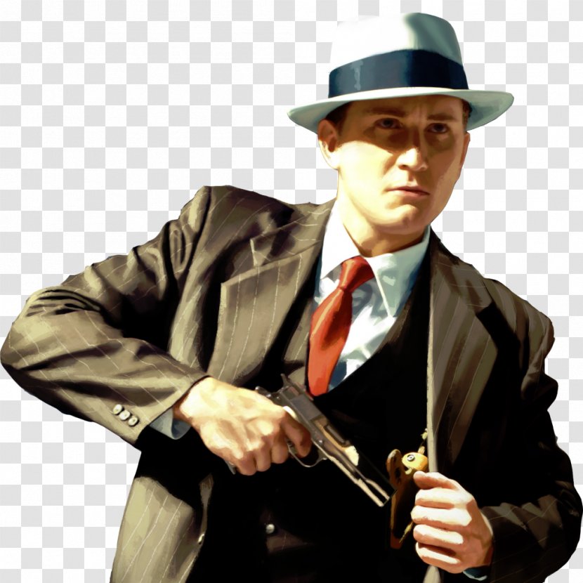 L.A. Noire Xbox 360 PlayStation 4 South Park: The Fractured But Whole DOOM - Cole Phelps - Detective Transparent PNG