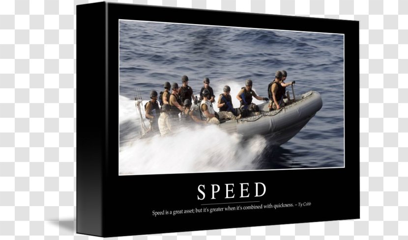 Water Transportation Advertising Motivational Poster Speed - Boat Transparent PNG