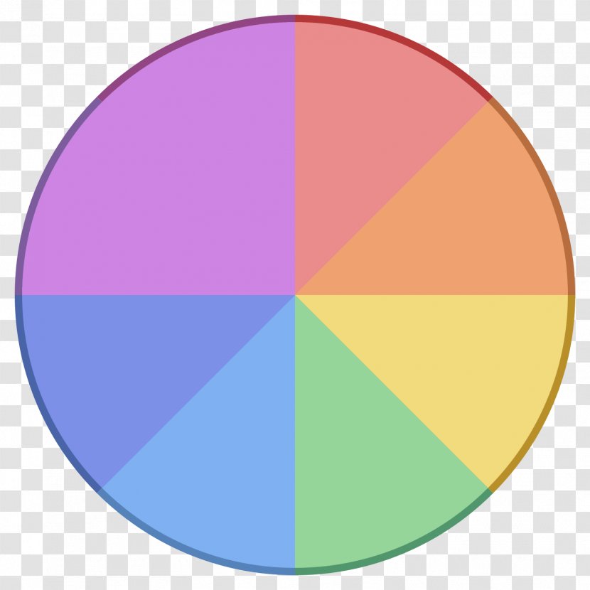Color Wheel RGB Model Theory - Thin Transparent PNG