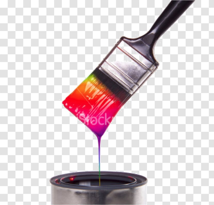 Paintbrush House Painter And Decorator Drip Painting - Glass Transparent PNG