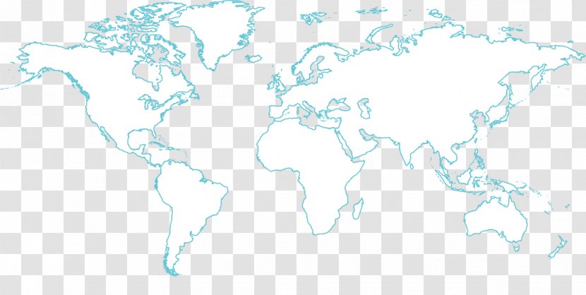World Map Drawing Water Transparent PNG
