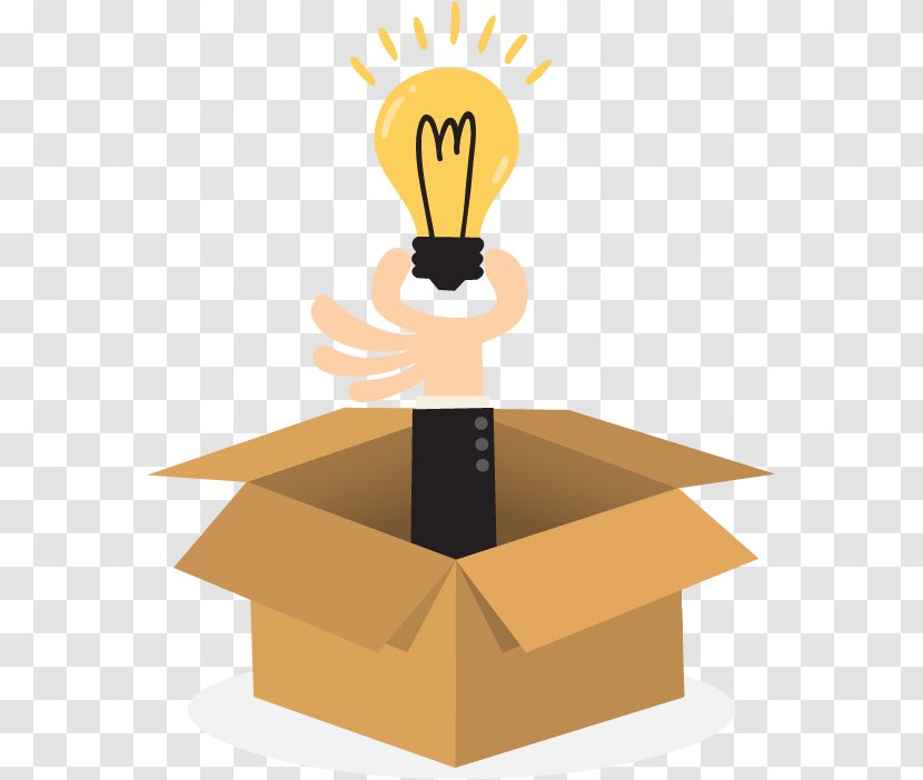 Incandescent Light Bulb - Box Holding Transparent PNG