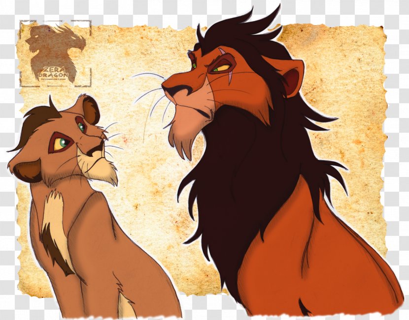 Lion Scar Ahadi Mufasa Nala - Fictional Character - King Transparent PNG