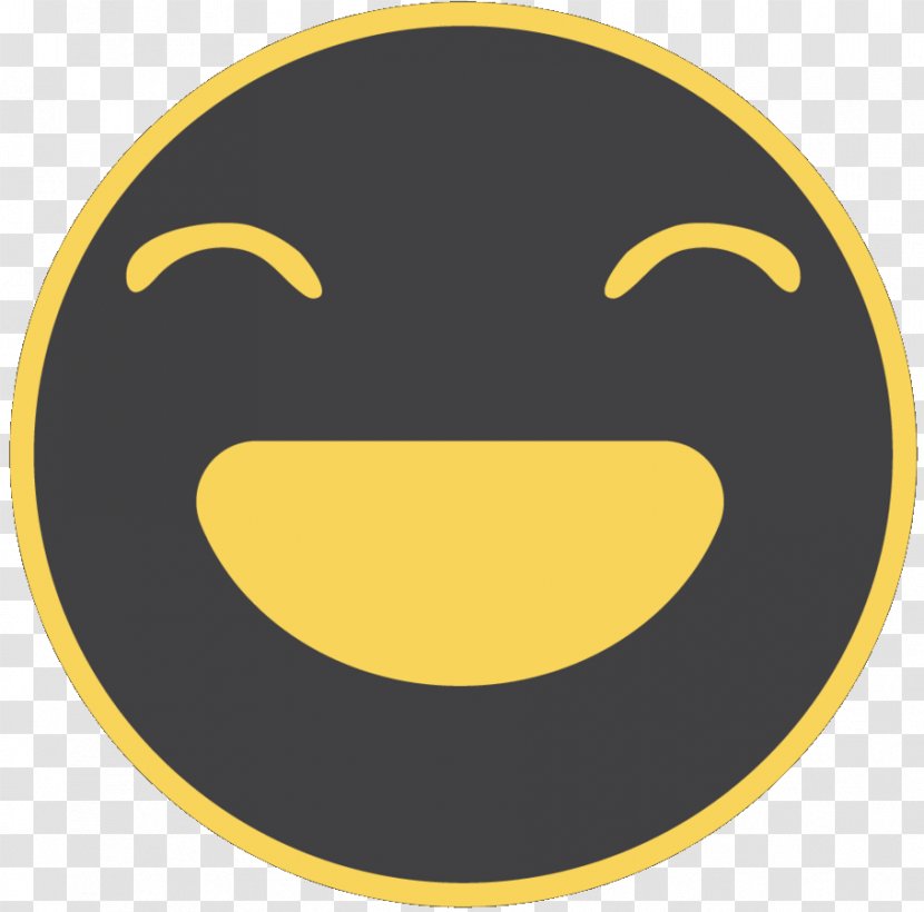 Smiley Font Text Messaging - Yellow - Head Transparent PNG