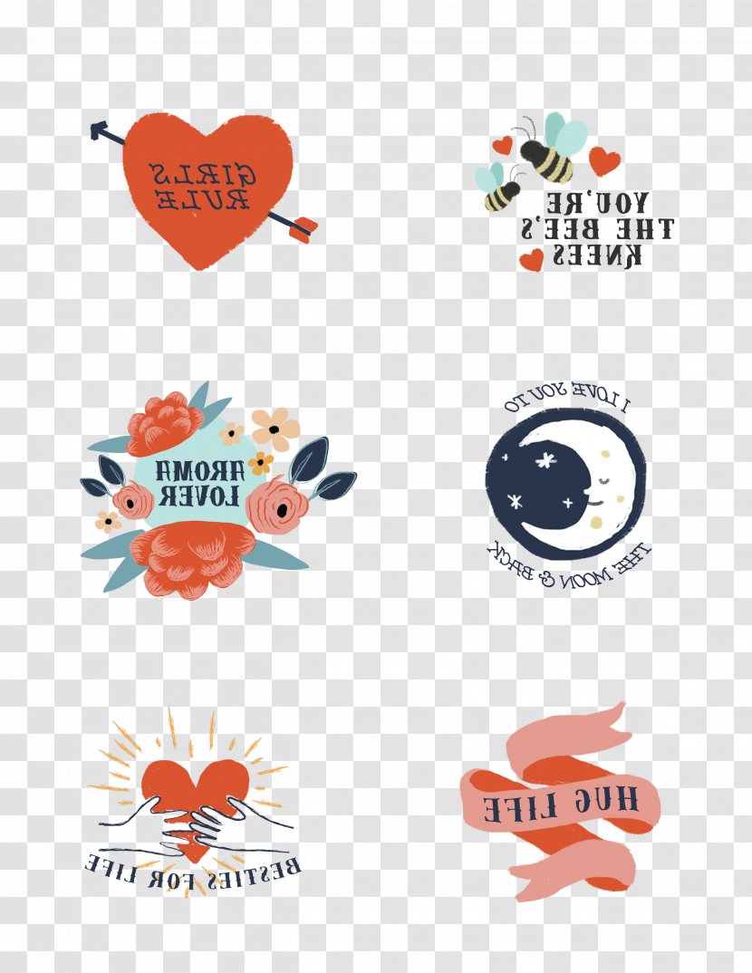 Galentine's Day Tattoo Edens Garden Inc. Valentine's Logo - Text - Absolut Badge Transparent PNG