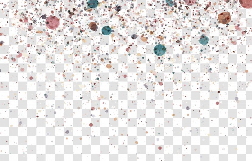 Watercolor Painting Computer File - Polka Dot Transparent PNG