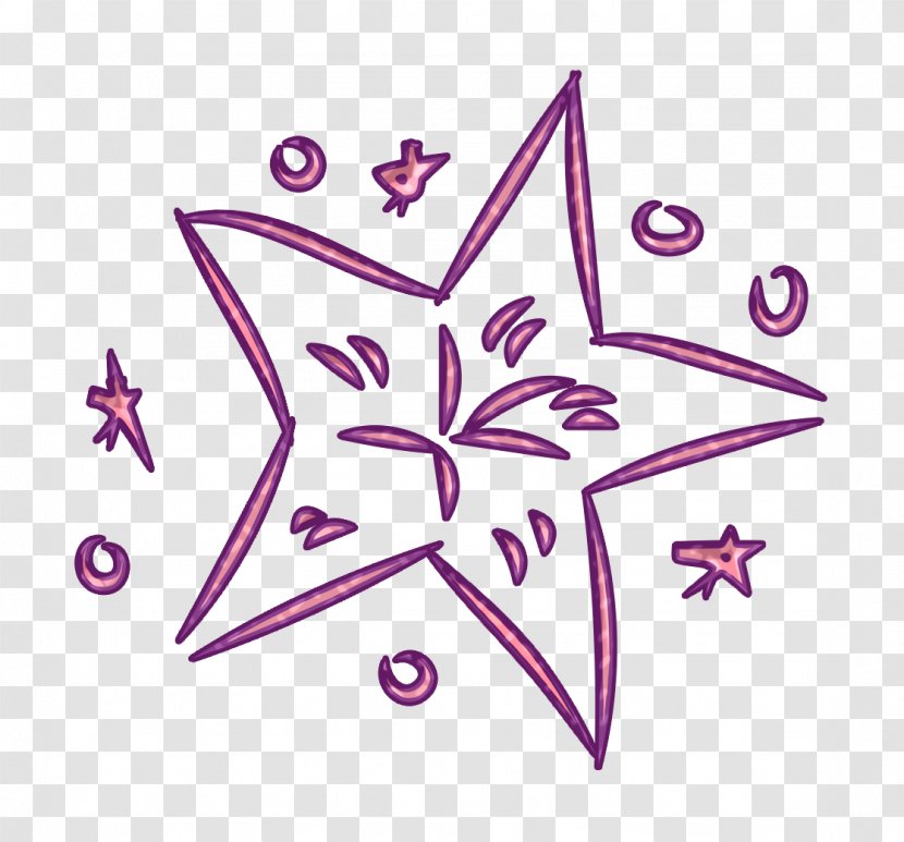 Christmas Icon Decoration New - Shooting - Logo Violet Transparent PNG