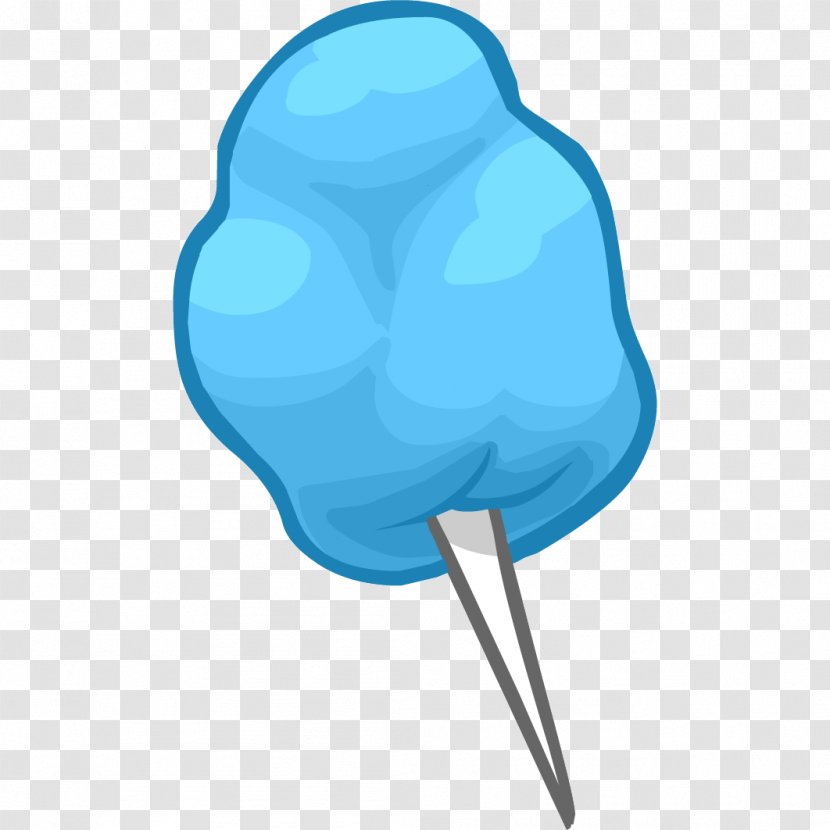 Cotton Candy Ice Cream Cone Rock Clip Art - Blue Raspberry Flavor - Clipart Transparent PNG