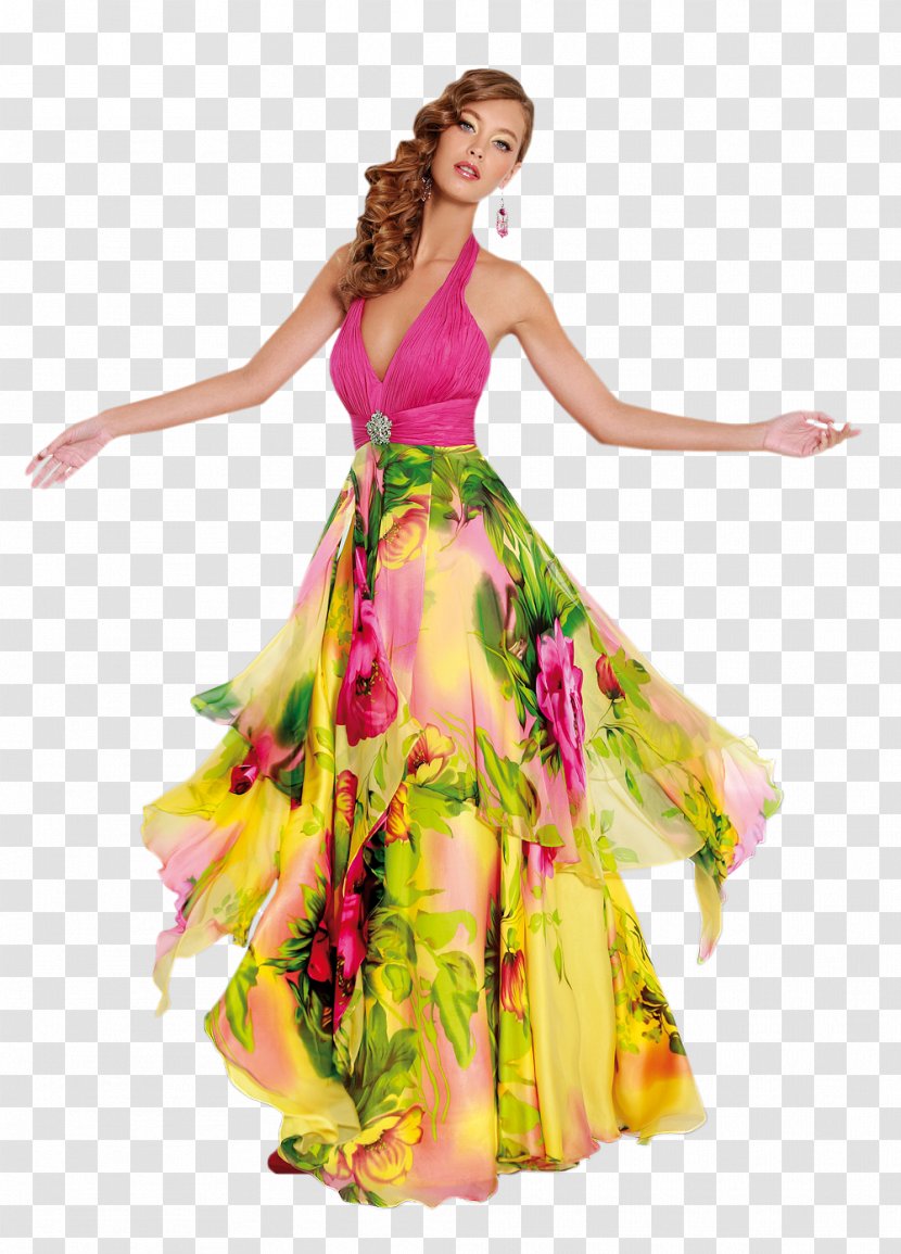 Gown Party Dress Cocktail - Summer Transparent PNG
