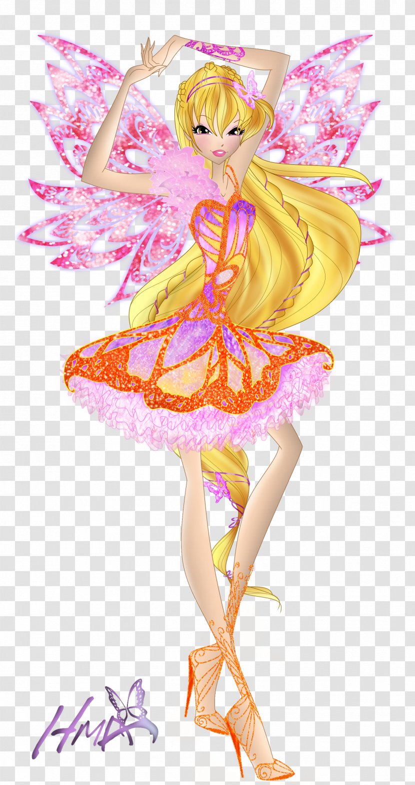 Stella Bloom Aisha Art Butterflix - Flower - Winx Transparent PNG