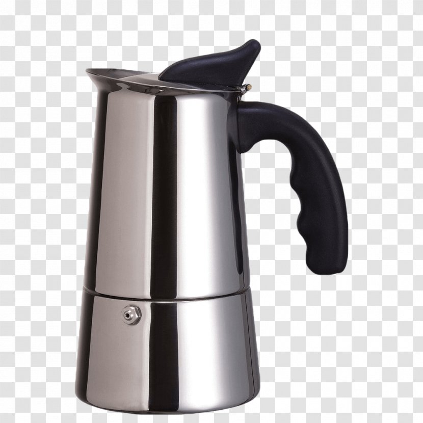Espresso Machines Moka Pot Coffee Cafe - Stainless Steel - Machine Transparent PNG