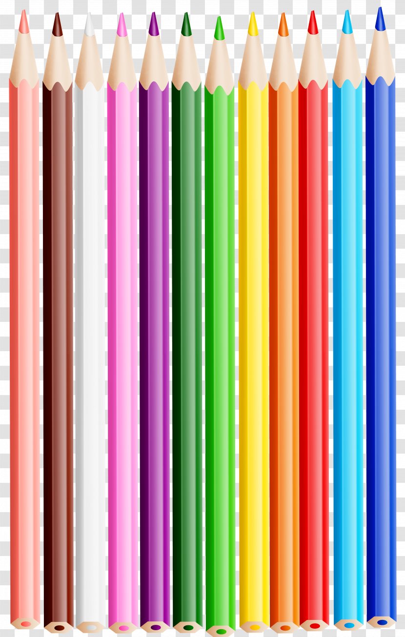 Colored Pencil Clip Art - Stationery Transparent PNG