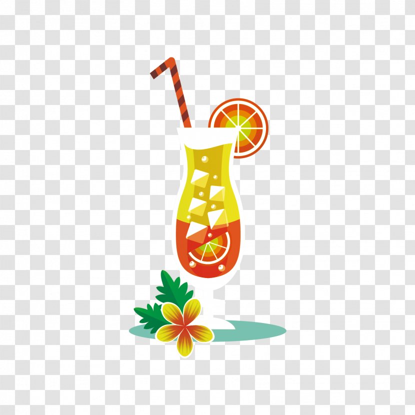 Orange Juice Cocktail Garnish Strawberry - Lemonade - Fresh Transparent PNG