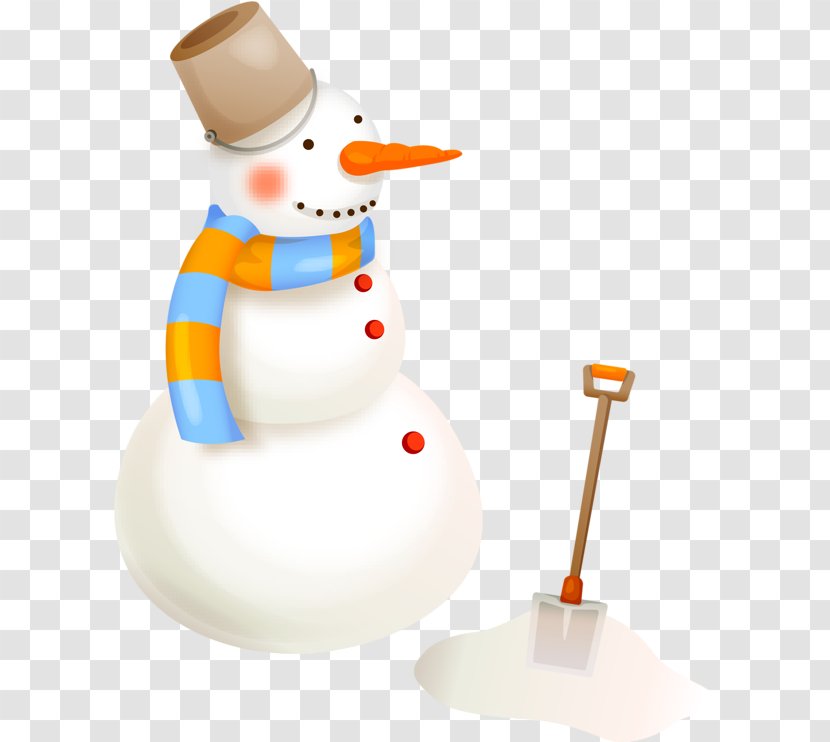 Snowman Christmas Scarf Clip Art - Carrot - Cartoon Transparent PNG