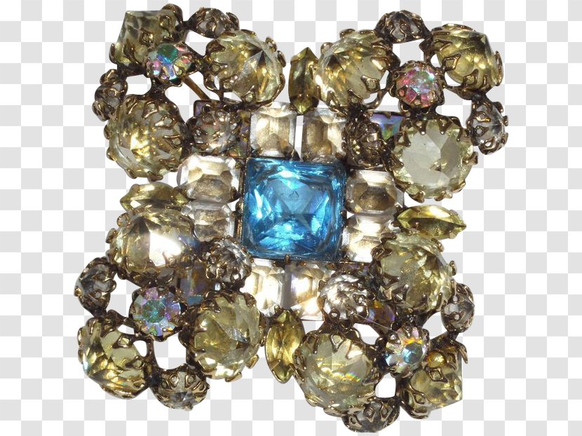 Imitation Gemstones & Rhinestones Jewellery Brooch Aquamarine Bling-bling - Fashion Accessory - Jewelry Rhinestone Transparent PNG