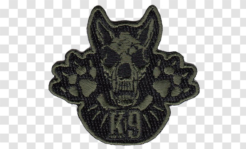 Police Dog Embroidered Patch Military Working Transparent PNG