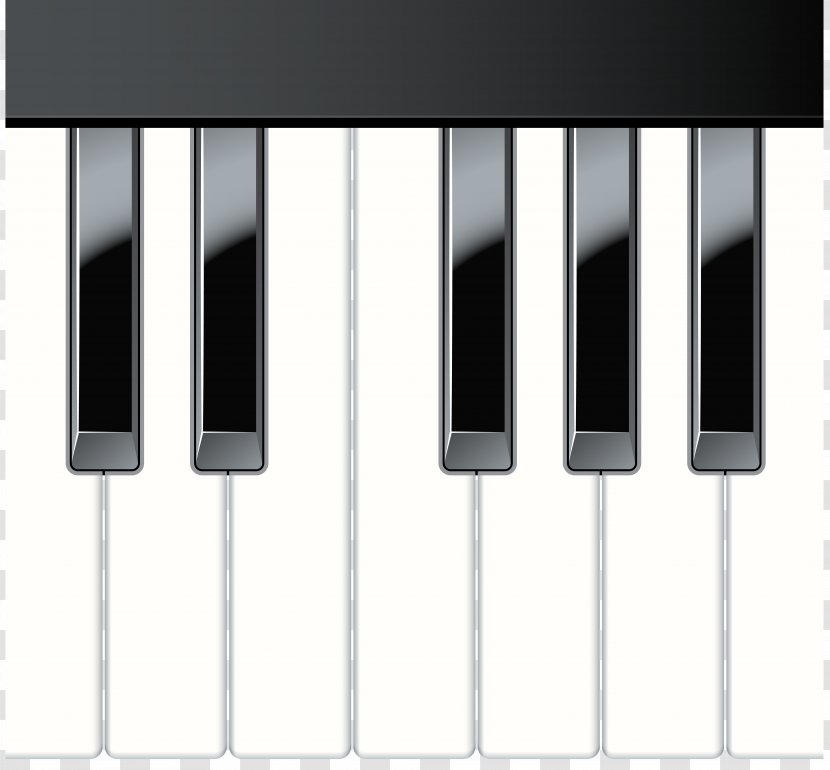 Digital Piano Musical Keyboard Clip Art - Frame - Keys Transparent PNG