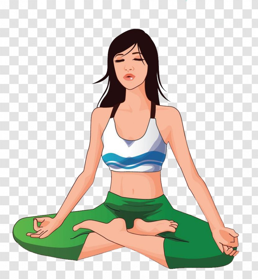 Yoga Zazen Warming Up Asana - Tree - Meditation Transparent PNG
