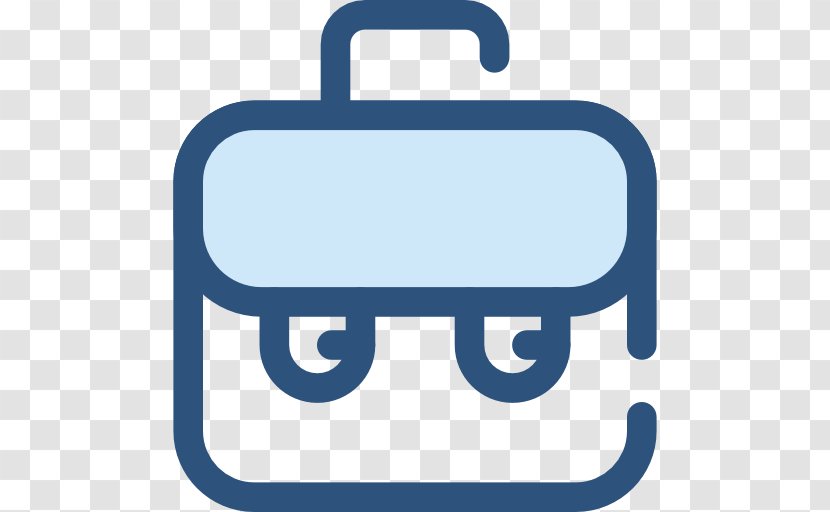 Briefcase Baggage - Blue - Office Writing Transparent PNG
