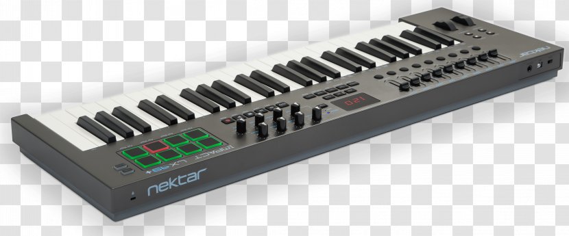 Computer Keyboard MIDI Controllers Nektar Impact LX49 Musical Instruments LX25 - Heart Transparent PNG