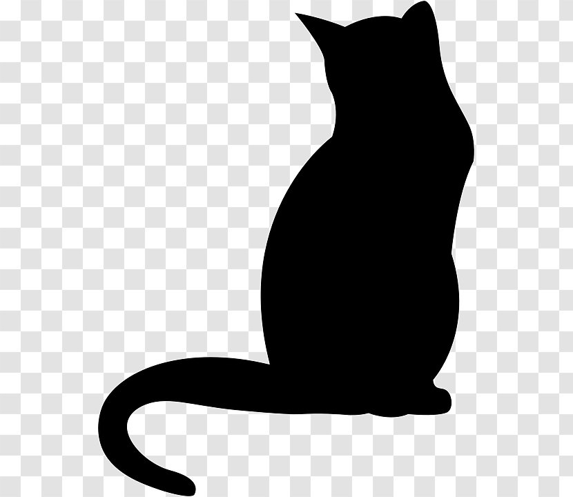 Black Cat Kitten Polydactyl Clip Art - Whiskers - Cats Vector Transparent PNG