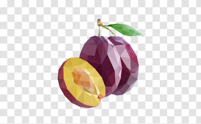 Low Poly Fruit - Food Transparent PNG