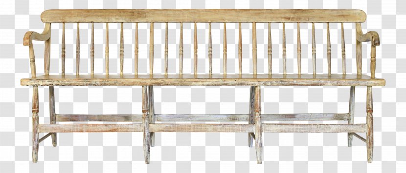 19th Century Bench Chair Transparent PNG