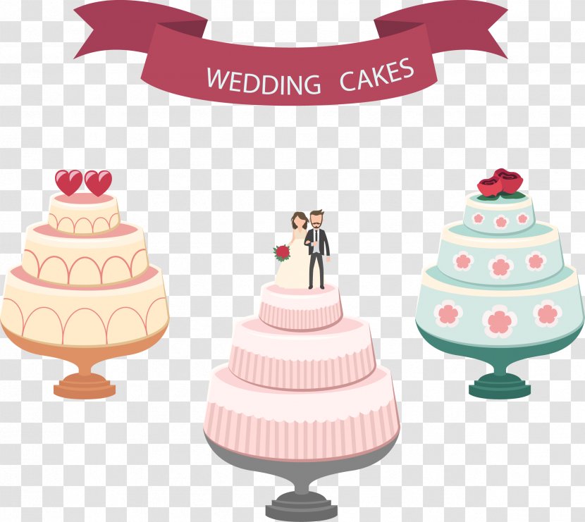 Wedding Cake Euclidean Vector - Marriage - Hand-painted Transparent PNG