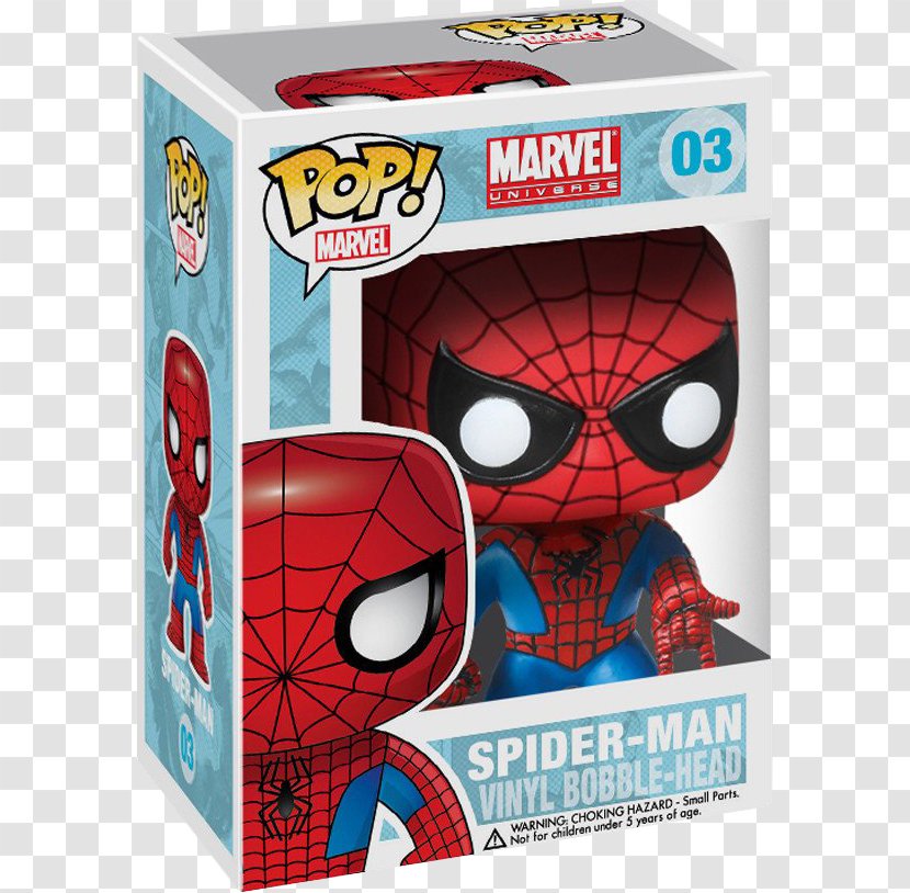Spider-Man Captain America Iron Man Deadpool Funko - Spider-man Transparent PNG