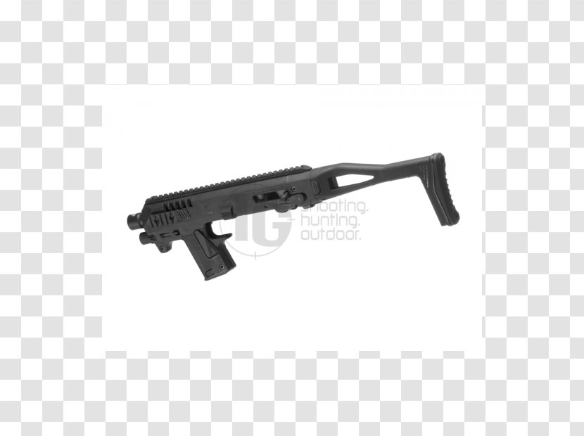 Airsoft Guns GLOCK 17 Firearm Pistol - Silhouette - Glock Transparent PNG