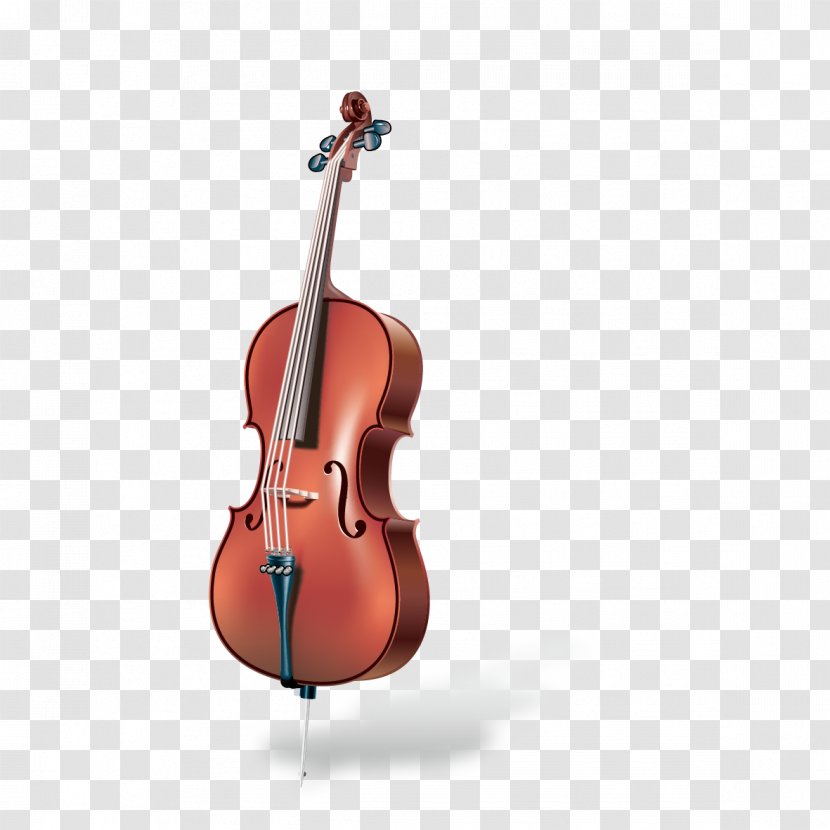 Cello Cellist Musical Instrument Icon - Silhouette - Vector Violin Transparent PNG