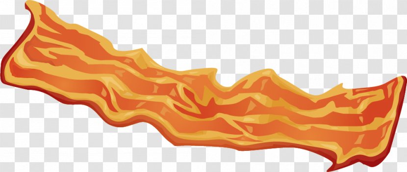 Hamburger Bacon Cheeseburger Shuizhu - Orange - Hand Painted Yellow Transparent PNG