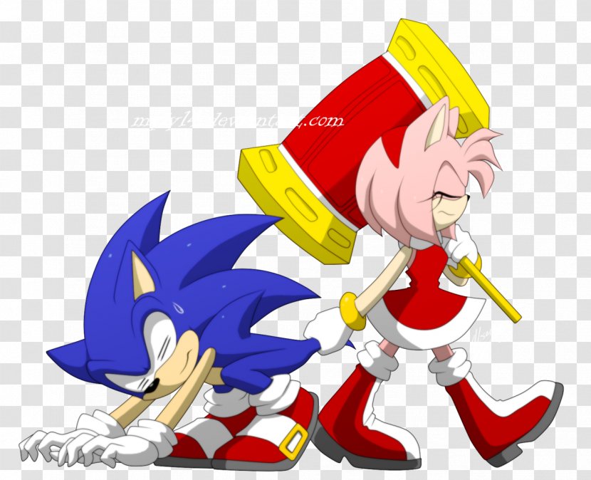 Amy Rose Ariciul Sonic CD Shadow The Hedgehog Tails - Mythical Creature Transparent PNG