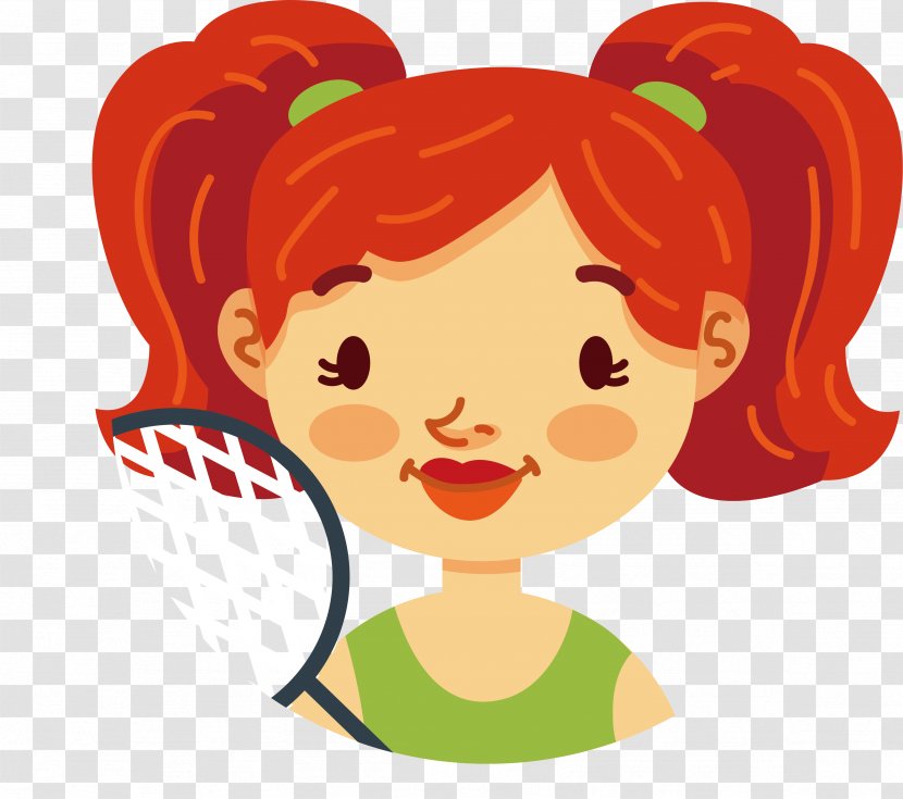 Tennis Clip Art - Heart - Players Transparent PNG