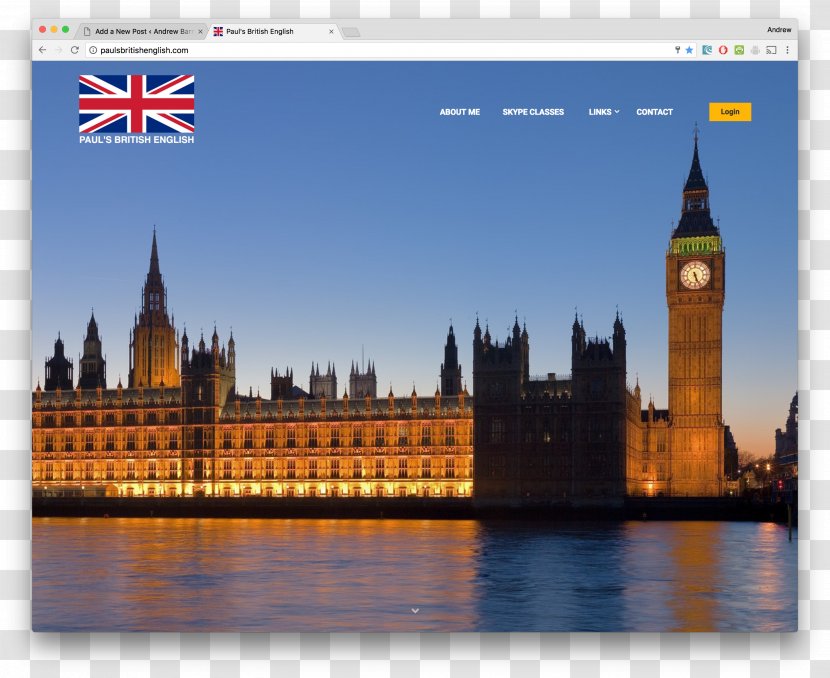 Big Ben Palace Of Westminster River Thames Desktop Wallpaper Tower - Skyline Transparent PNG