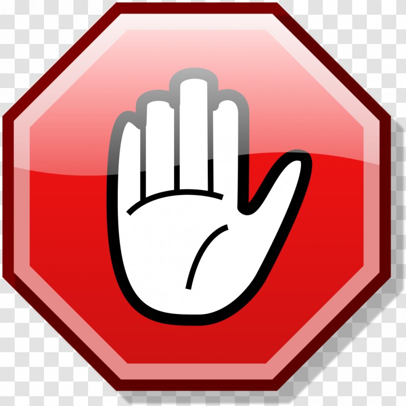 Stop Sign Hand Nuvola Clip Art - STOP Transparent PNG