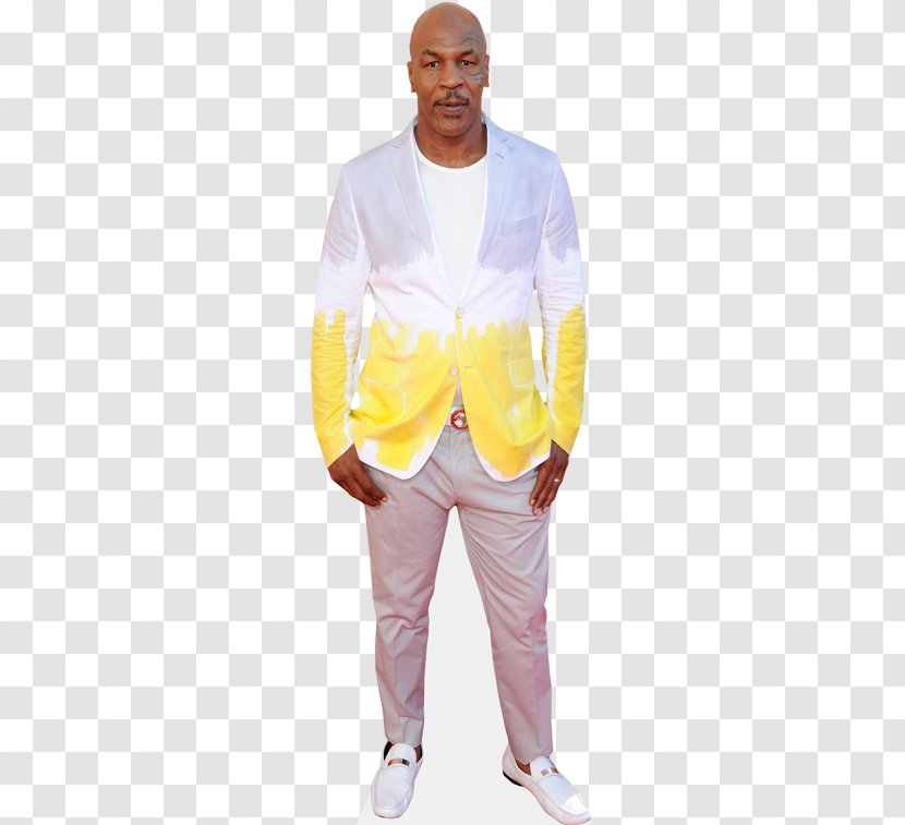 Mike Tyson Standee Celebrity Paperboard Blazer - Yellow - Sport Transparent PNG