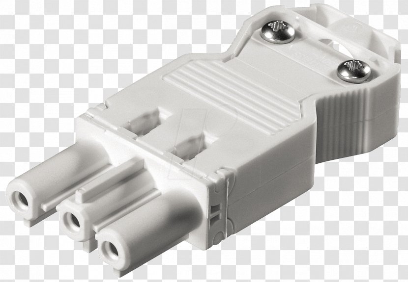 Electrical Connector White Electronic Component Buchse Cable - Dragavlastning - Gst Transparent PNG