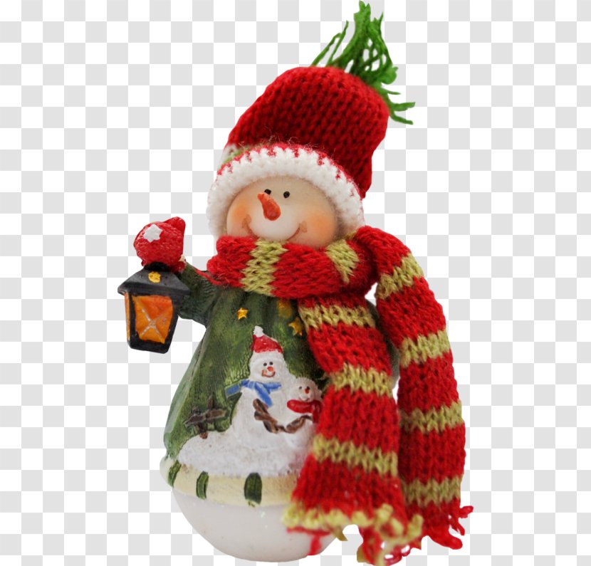 Snowman Mrs. Claus Christmas Ornament Clip Art - Gift Transparent PNG