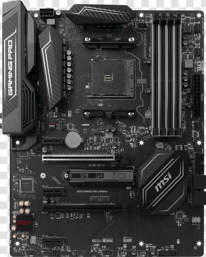 Socket AM4 Scalable Link Interface Motherboard Micro-Star International DDR4 SDRAM - Electronic Instrument - Computer Transparent PNG