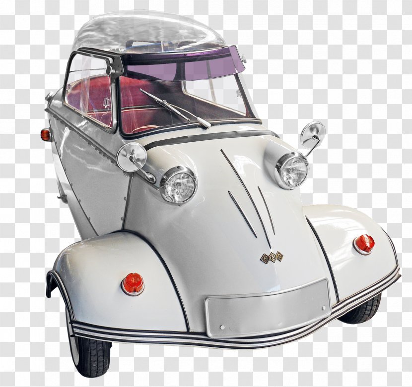 Vintage Car Vehicle Isetta Scooter - Motorcycle Transparent PNG