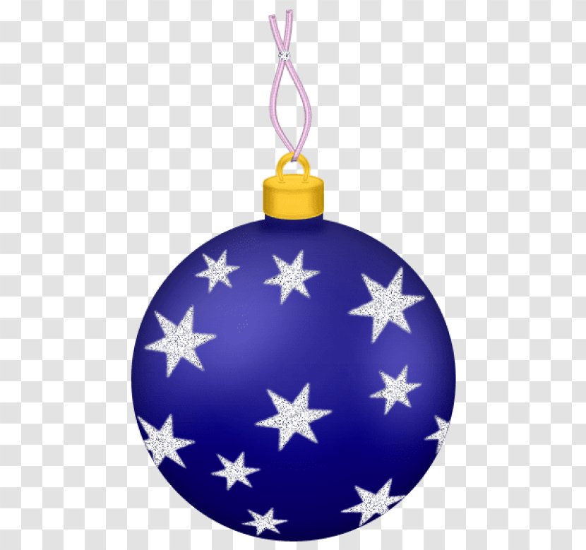 Christmas Tree Star - Snowflake - Cobalt Blue Transparent PNG