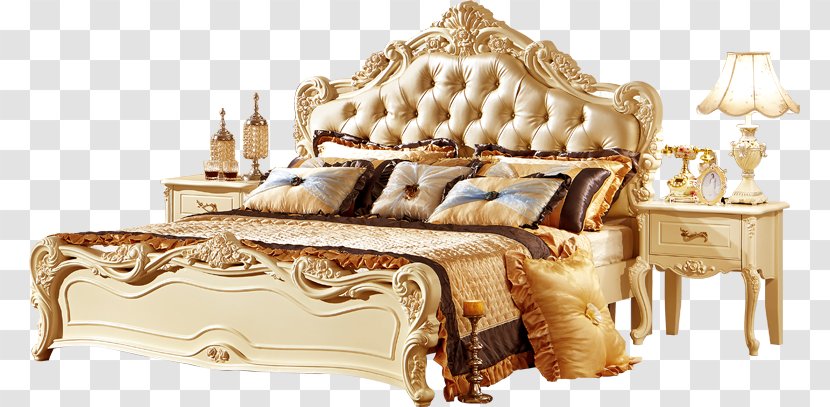 Furniture Table Bedroom Couch - Chair - Bed Transparent PNG