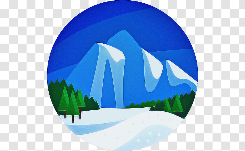 Cartoon Nature Background - Logo - Tableware Hill Transparent PNG
