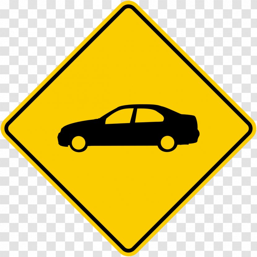 Warning Sign Traffic Speed Bump Road - Car Transparent PNG