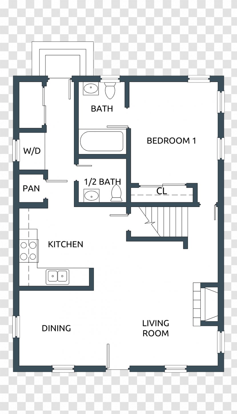 Floor Plan Angle - Design Transparent PNG