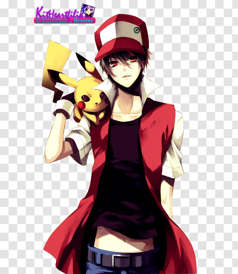 Pokémon Red And Blue Ash Ketchum Pikachu Fan Art - Flower Transparent PNG