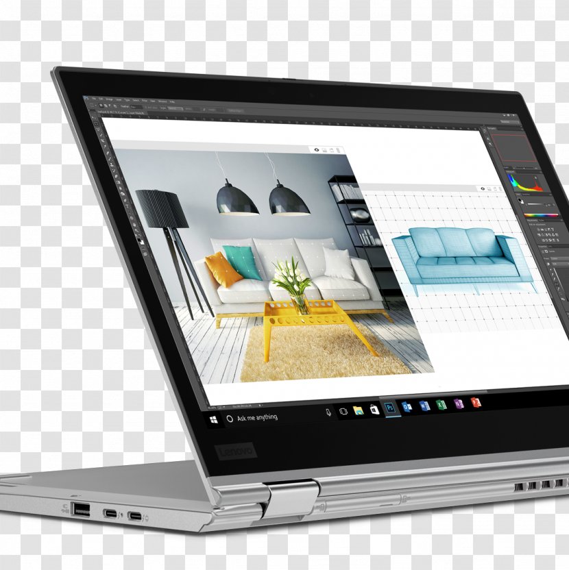 ThinkPad X1 Carbon X Series Laptop Lenovo Yoga Dell - Gadget Transparent PNG