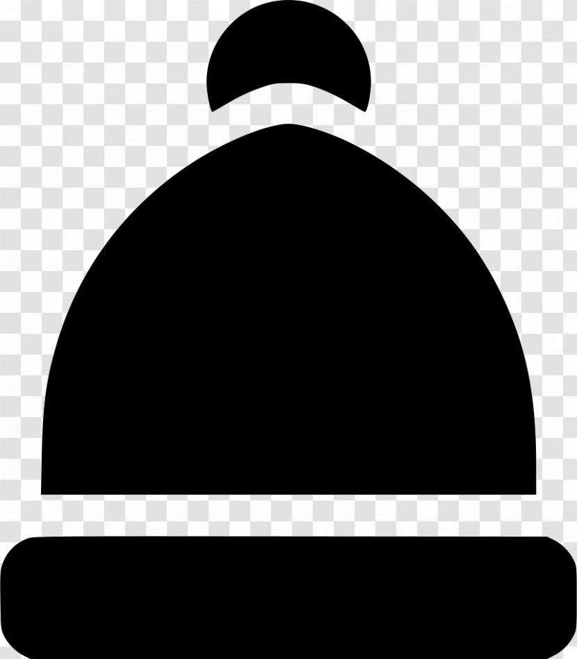 Clip Art Wedding Reception - Black - Cartoon Beanie Transparent PNG